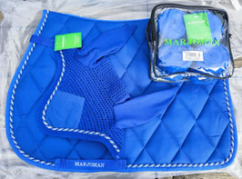 JUEGO DE MANTILLA + OREJERAS + VENDAS