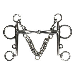 BOCADO PELHAM ARTICULADO INOX.