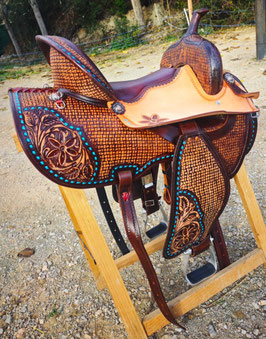SILLA WESTERN EXTRA COMPLETA BLUE MOON