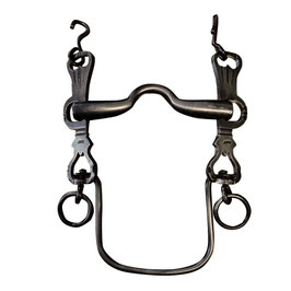 BOCADO VAQUERO INOX ENVEJECIDO ARTICULADO 5/5 nº2H 12.5cm