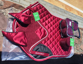 JUEGO DE MANTILLA DE SALTO + OREJERAS + VENDAS