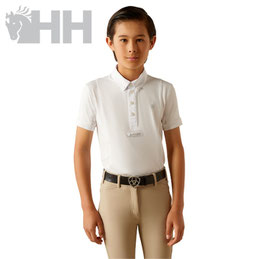 POLO CONCURSO ARIAT TEK MANGA CORTA NIÑO