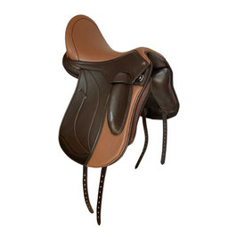 SILLA DE DOMA OMEGA MONOFALDÓN MUSLERA CON PUENTES INTERCAMBIABLES