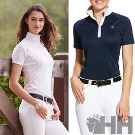 POLO CONCURSO ARIAT APTOS VENT MANGA CORTA MUJER