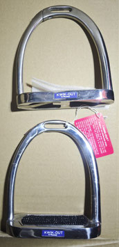 ESTRIBO INGLES KWIK-OUT SEGURIDAD INOXIDABLE CON TACO