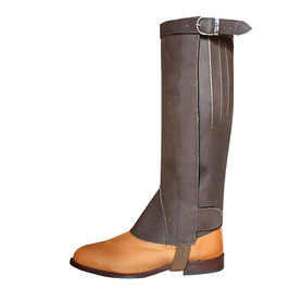 POLAINA LISA VELCRO FORRO NOBUCK