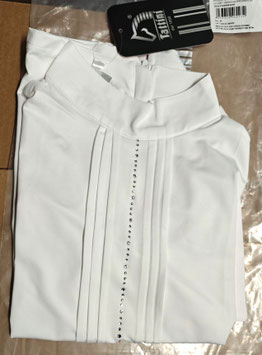 CAMISA DE CONCURSO TATTINI DE MUJER CON FILA DE BRILLANTES