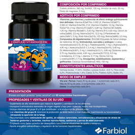 PERRO COMPLEJO VITAMÍNICO FBL 60 comprimidos