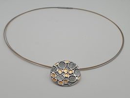 Collier Eva Stone 925/- bicolor