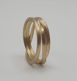 Ring Wickelring aus 585/- Gelbgold W 54