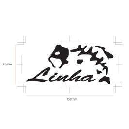 STK-F01　CUTTING STICKER FISH