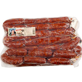 Chorizo atado semi curado PICANTE. 18 cm groot. Medium. 1,6 kg.