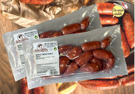 Chorizo atado coctel. Sin Gluten. Kleine verpakking. Ca. 0,4 kg.