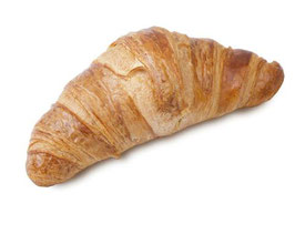 Croissant recto supreme mantequilla, 70 gram p/stuk. 55 stuks per doos.