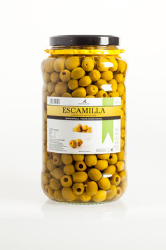 Aceitunas verdes Deshuesada. 3,14 kg.