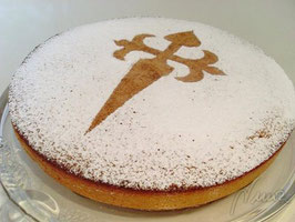 Tarta Santiago.