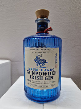 Gunpowder Irish Gin 0,5 l  leer oder als umgebaute Lampe (rarität)