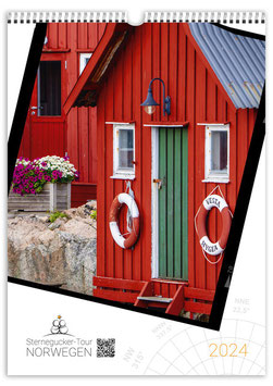 Limitierte Auflage: A3 Wandkalender »Tour Norwegen« 297x420 mm, mit Wochenplaner