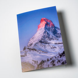 Grusskarte - Motiv 'Matterhorn'