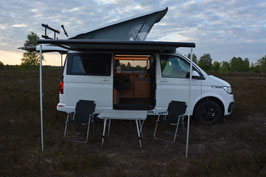 VW T6.1 Bulli Aufstelldach 81 KW 28500 km Vollausbau