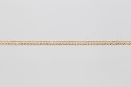 Karree Kette Gelbgold
