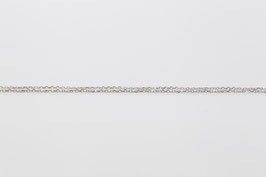 Karree Kette Weißgold