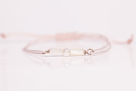 Edelstein Armband Perlmutt & Perle