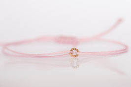 Armband Rotgold Kügelchen Rosa