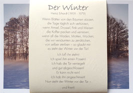 12 Winterkarten mit Banderole