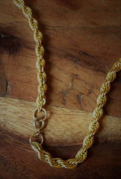 Collier ancien plaqué or - 80 cm