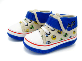 High shoes Fashion & Street - Blue & Beige