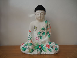 Buddha in Geste der Erdberührung aus Resin - B19/47