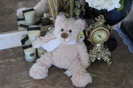 770755 ENESCO FRANCE OURS ECRUS ECHARPE   ふわふわテディベア [クリーム ]