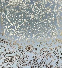 Geschenkpapier LAST CHRISTMAS  - METALLIC  STA1438-6300ME
