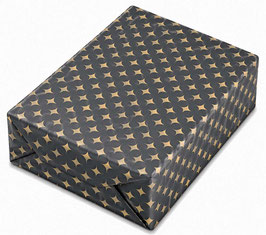 Geschenkpapier STARS ON DARK GREY  STA2816-6001A