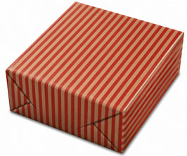 Geschenkpapier  RED STRIPES RECYCLING  STA 1558-3800GJ
