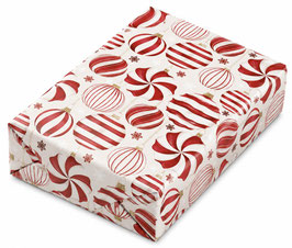 Geschenkpapier CHRISTBAUMKUGELN ROT  STA2729-6301A