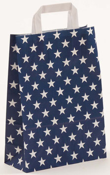 WEIHNACHTSTRAGETASCHE  "STARS BLUE"