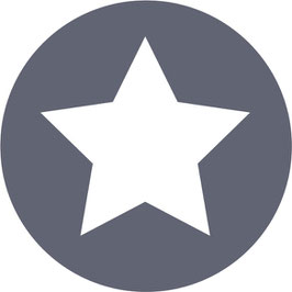 Etiketten - STAR WHITE ON GREY
