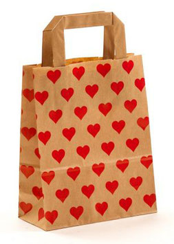 PAPIERTRAGETASCHE  "HEARTS"