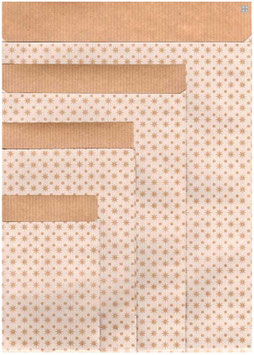 Flachbeutel "Stars & Dots Nature"