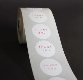 Etiketten - "THANK YOU"