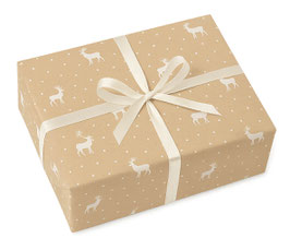 K191039-14 ECO REINDEER WHITE  RECYCLING