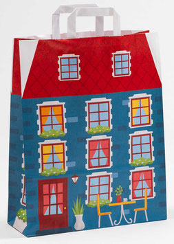 WEIHNACHTSTRAGETASCHE  "SUMMER HOUSE BLUE"