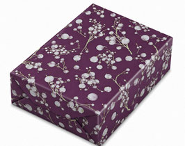 Geschenkpapier WINTERBEEREN AUBERGINE  STA2819-9928A