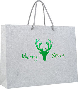 LUXUS "GLAMOUR - MERRY XMAS - SILVER"