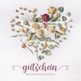 Gutschein "HEART OF FLOWERS" , Art. 492010597