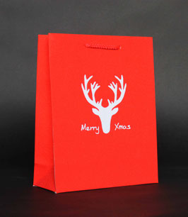 LUXUS "GLAMOUR - MERRY XMAS - RED