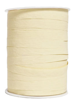 GESCHENKBAND "CREPON" - CREME