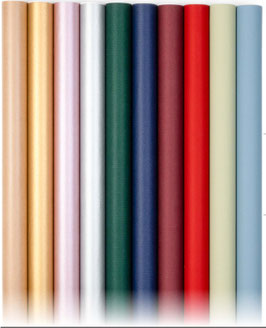 UNI WINTER RIBBED  - Geschenkpapier-Kurzrollen-Sortiment